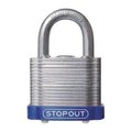 Accuform STOPOUT LAMINATED STEEL PADLOCKS KDL916BU KDL916BU